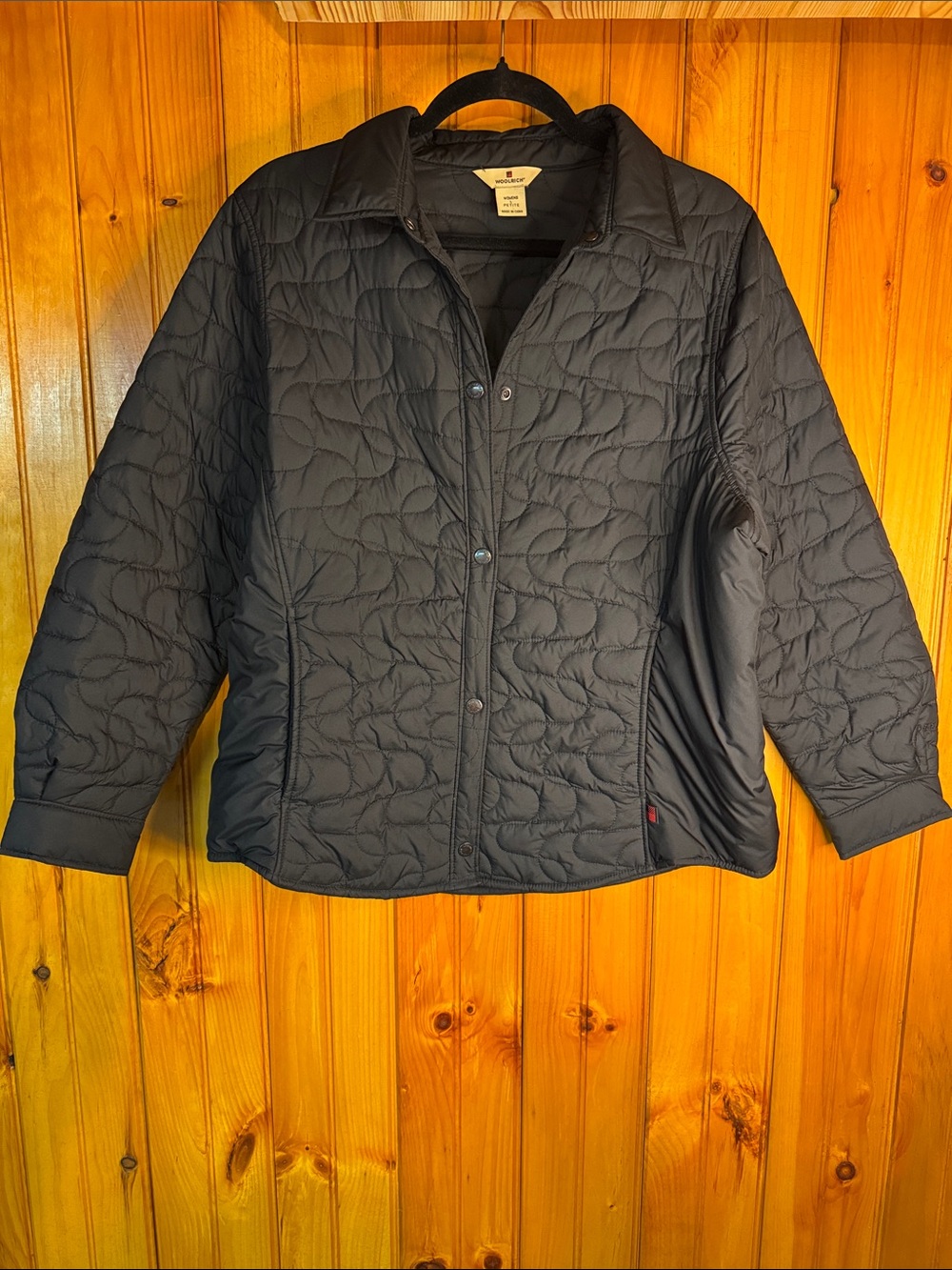 Woolrich Quilted Jacket in Black